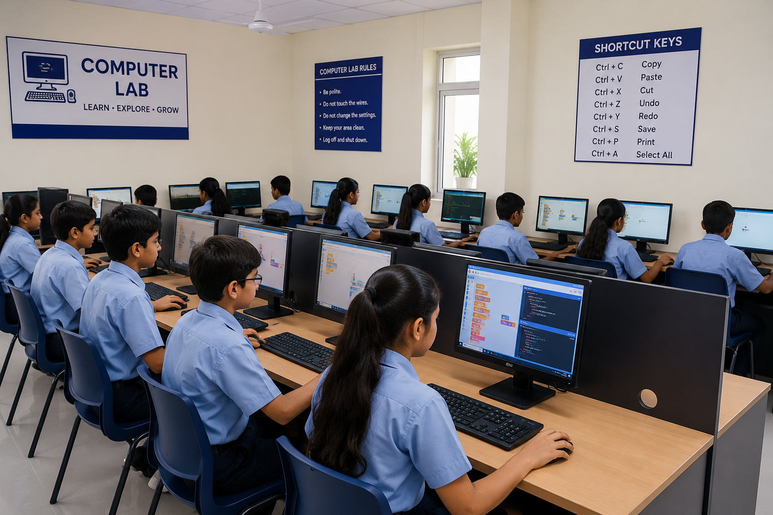 Home Focused learning in the computer lab