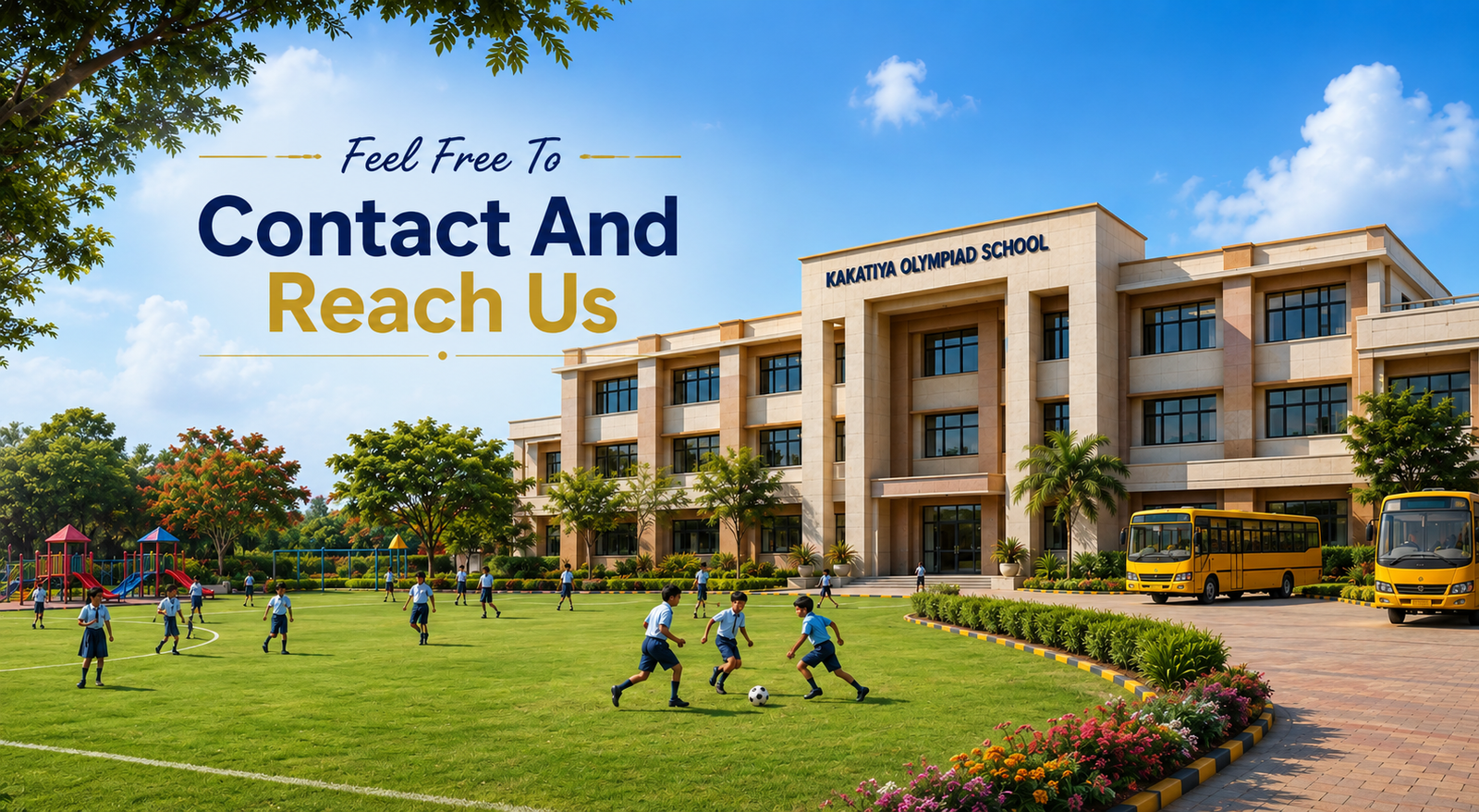 Sunny School Campus Welcome Banner